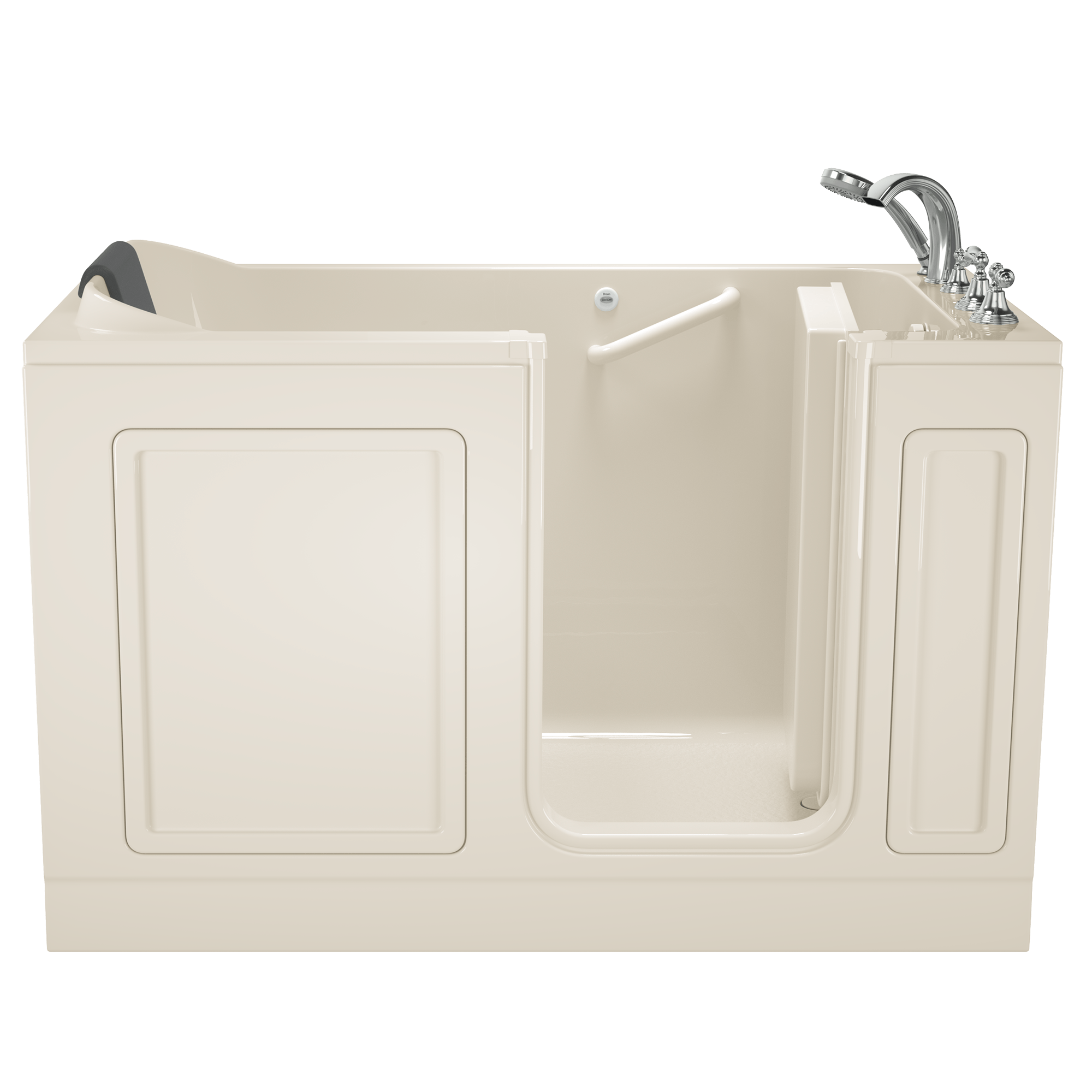 Acrylic Luxury Series 32 x 60 -Inch Walk-in Tub With Soaker System - Right-Hand Drain With Faucet